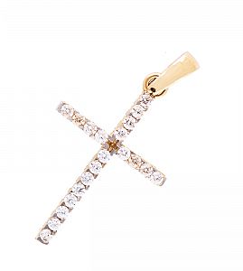 PRIVEZAK KRST - ŽUTO ZLATO