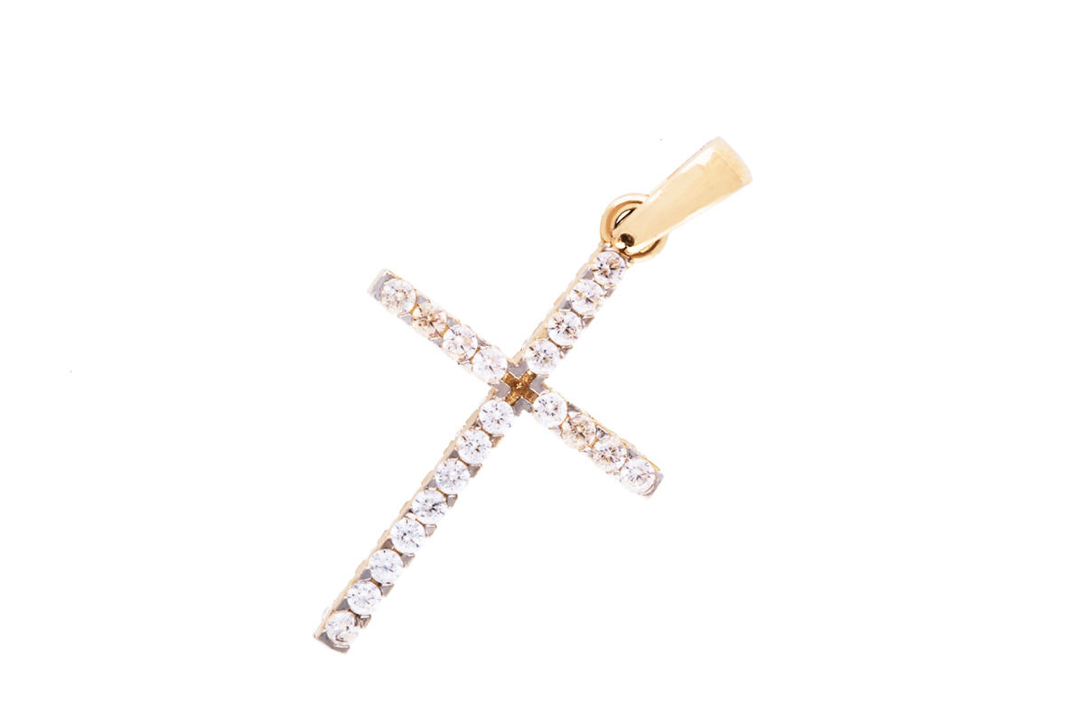 PRIVEZAK KRST - ŽUTO ZLATO